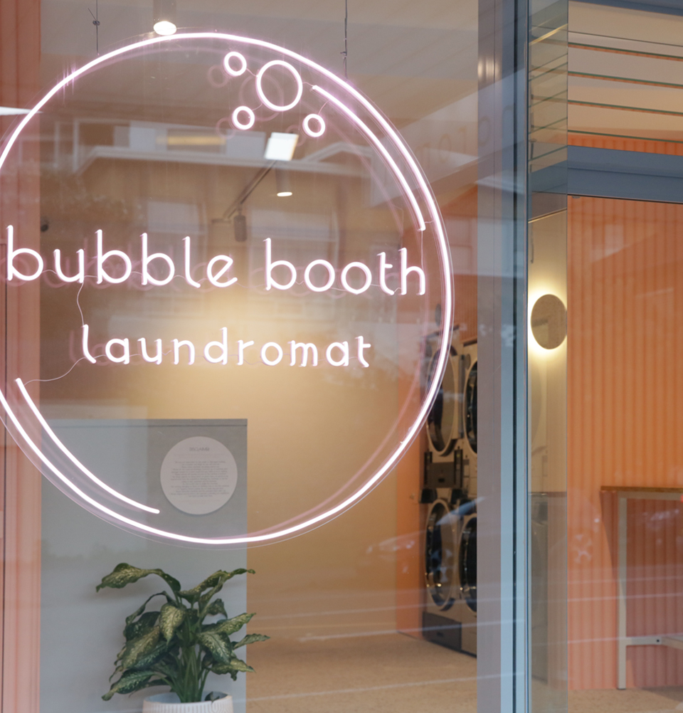 Bubble Booth Laundromat